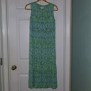  J. Jill Stunning Paisley Maxi Dress Sz S NWOT